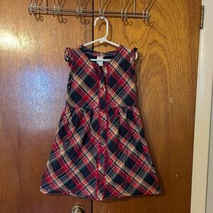 Gymboree Red and Black Plaid Kids Dress
